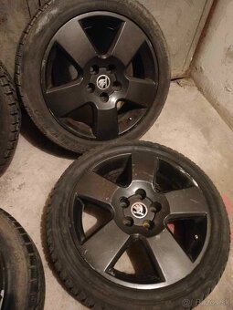 4ks alu disky orig. Škoda soldid 5x112 r17 - 2