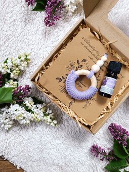 Darčekový box Makramé difuzér s vonným olejom LEVANDUĽA - 2