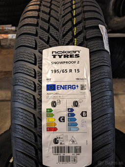 Zimné pneumatiky 195/65 R15 Nokian DOT4424 - 2