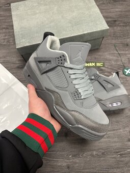 Jordan 4 Se Paris Olymipics set cement tenisky - 2