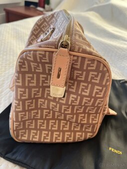 Fendi Zucchino Canvas Mini Boston - 2