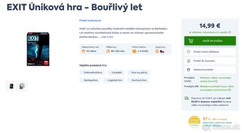 EXIT Úniková hra - Bouřlivý let - 2