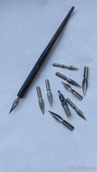 Atramentové starožitné pero... - 2