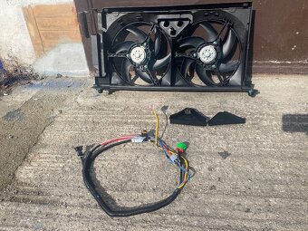 Elektrický ventilátor chladiča +kabeláž - 2