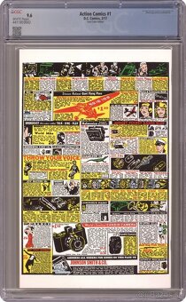 Komiks Action Comics #1, Reprint 2017, CGC 9.6 - 2