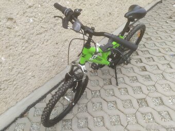 Detský celoodpružený bicykel 20" - 2