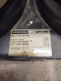 Odsávač pilín Proteco OPT-550 - 2