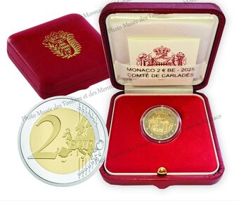 2 € pamätná minca MONAKO 2025 proof - 2