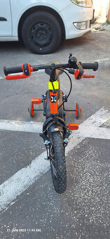 Detský bicykel Btwin robot s pomocnými kolieskami - 2