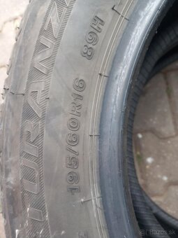 Pneumatiky letné 2ks - BRIDGESTONE 195/60/R16 - 2