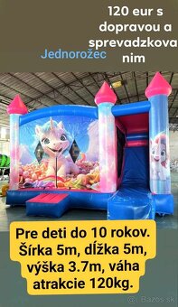 Nafukovacie atrakcie, Cukrová vata, popcorn - 2