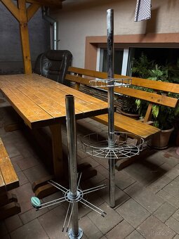 Chrómová tyč s košíkmi - 2