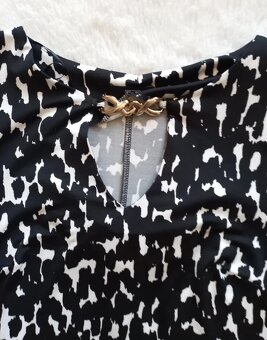 Čierno-biele šaty - NOVÉ - 2