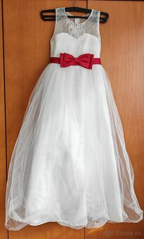 dievcenske elegantne saty na svatbu, svate prijimanie - 2