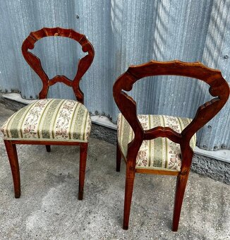 Stoličky Biedermeier - 2