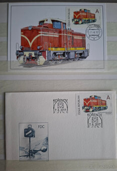 FDC známky železnice - 2