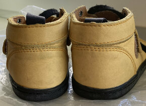 Celoročné bf topánky Pegres Barefoot BF52 Žlté - veľ.: 25 - 2