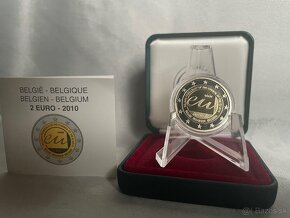 Pamätna  2€ minca Beglicko 2010 PROOF  Predsedníctvo EÚ - 2