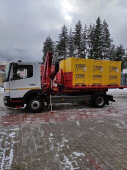 Nákladná doprava s hydraulickou rukou - 2