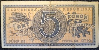 5 Korún - Slovenský štát - 2
