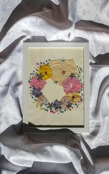 Kvetinové obrazy home made - 2