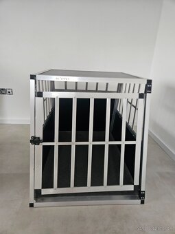 Hliníková klietka pre psa do auta L - 2