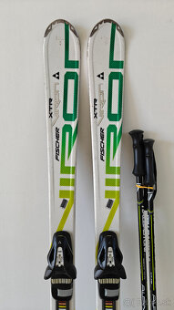 LYŽE FISCHER VIRON XTR 150CM + LYŽIARKY SALOMON 41EUR - 2