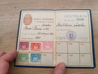 Legitimácia Matica Slovenská 1941, Trenčianska Turná - 2