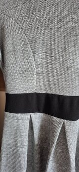 Šedé šaty 34/36 - 2