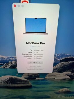 Predám MacBook m1 max 16 1tb 32gb - 2