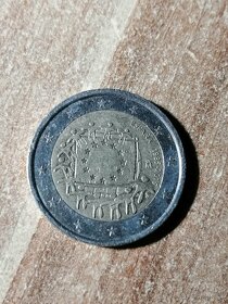 2 EUR pamätná minca-30. výročie vzniku vlajky Európskej únie - 2