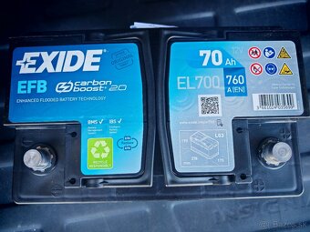 Autobatéria EXIDE 70Ah 760A Štart-stop - 2