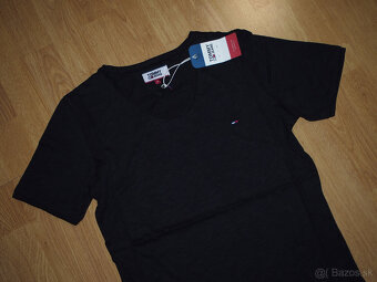 Tommy Hilfiger dámske čierne tričko - 2