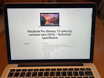 APPLE MacBook PRO 13" 2015 Retina 8GB-256GB - 2