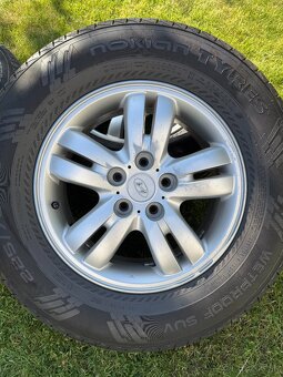 Originál Hyundai 16" 5x114,3 + letné gumy 225/70 R16 103H - 2