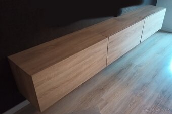 Obývacia stena na uchytenie o stenu - 35x37x83cm - 2