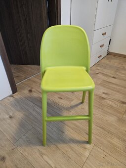 Detská stolička IKEA Urban zelená - 2