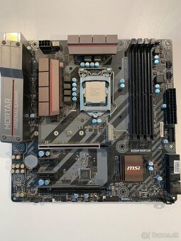 Predám intel core i7 7700K + MSI B250M MORTAR - 2