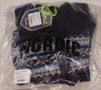 Kvalitný nový sveter s nórskym vzorom - 2