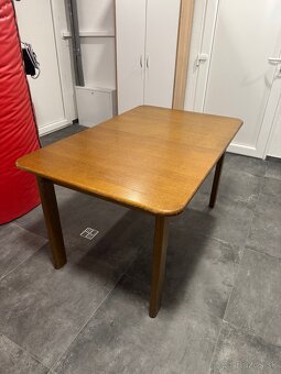 Jedálenský pevný rozťahovací stôl - masív - 2