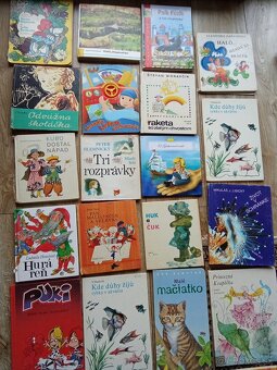 Rôzne knihy-detské,náučné,kuchárske,slovníky,retro. - 2