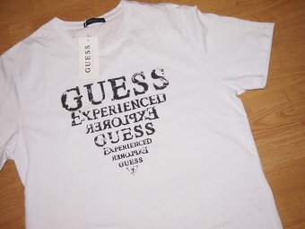 Guess pánske tričko biele 2 - 2