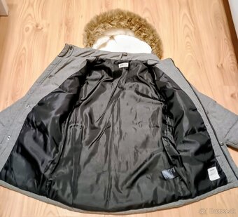 Zimná bunda s kapucňou veľ. 140 - 2