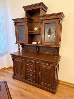 sekretár dub masív - 2