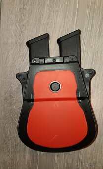 Pouzdro dvojité pro dvouřadý zásobník 9mm GLOCK,CZ - 2