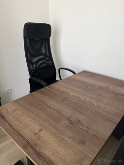 Stolová doska 140x80, dub Halifax tabak - 2