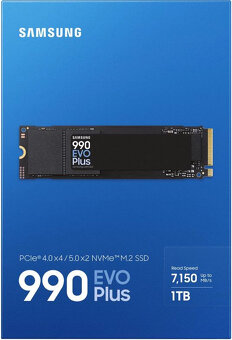 1TB SSD SAMSUNG 990 EVO PLUS M.2 PCI-e 4.0 NVMe - nový - 2