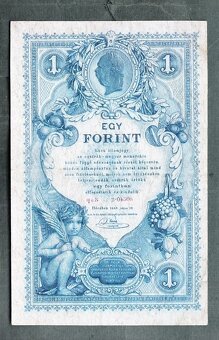 Staré bankovky Rakousko Uhersko 1 Gulden Forint 1888 - 2