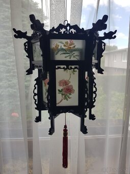 Čínsky drevený luster - 2