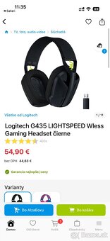 Logitech g435 Slúchadla - 2